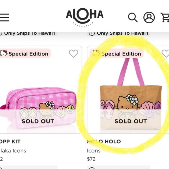 Aloha Collection x Hello Kitty Holo Holo
Brand New with Tags - Picture 6 of 8